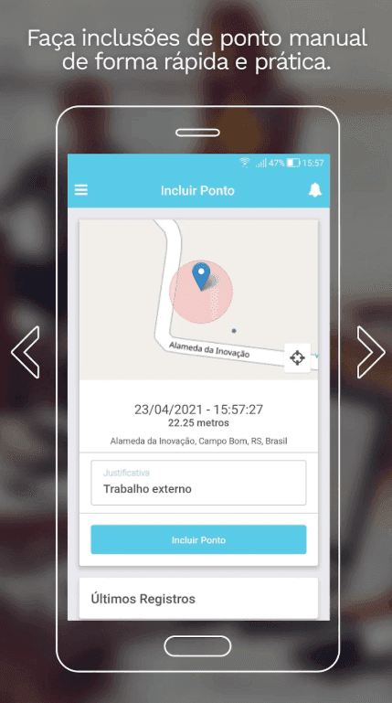 Secullum Ponto RH Basic — aplicativo Central do Funcionário — imagem 3