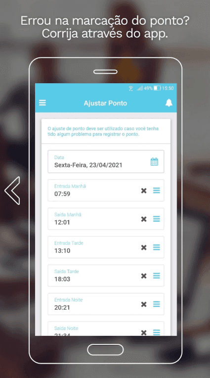 Secullum Ponto RH Basic — aplicativo Central do Funcionário — imagem 5