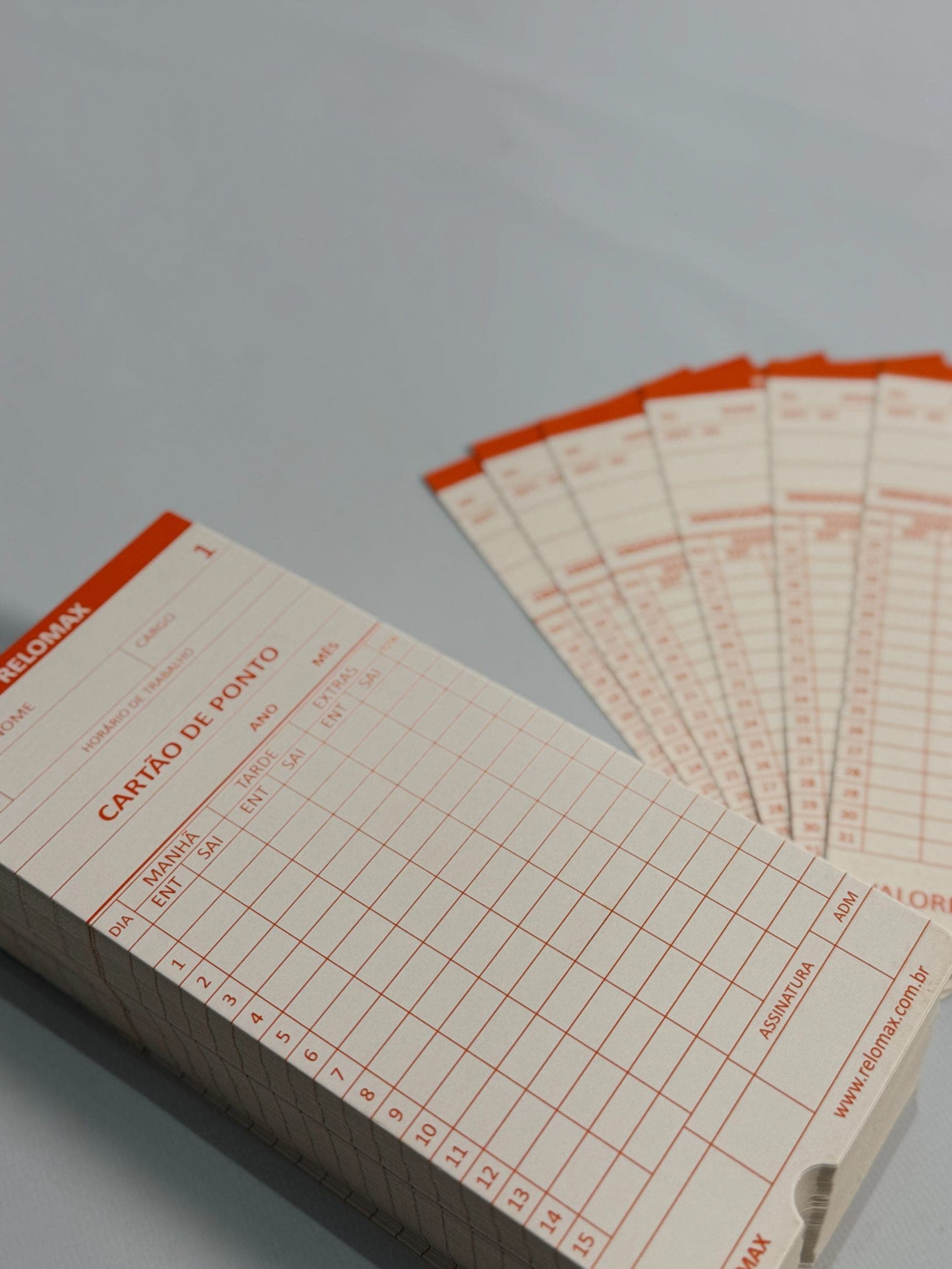 Cartão de Papel para Relógio Cartográfico