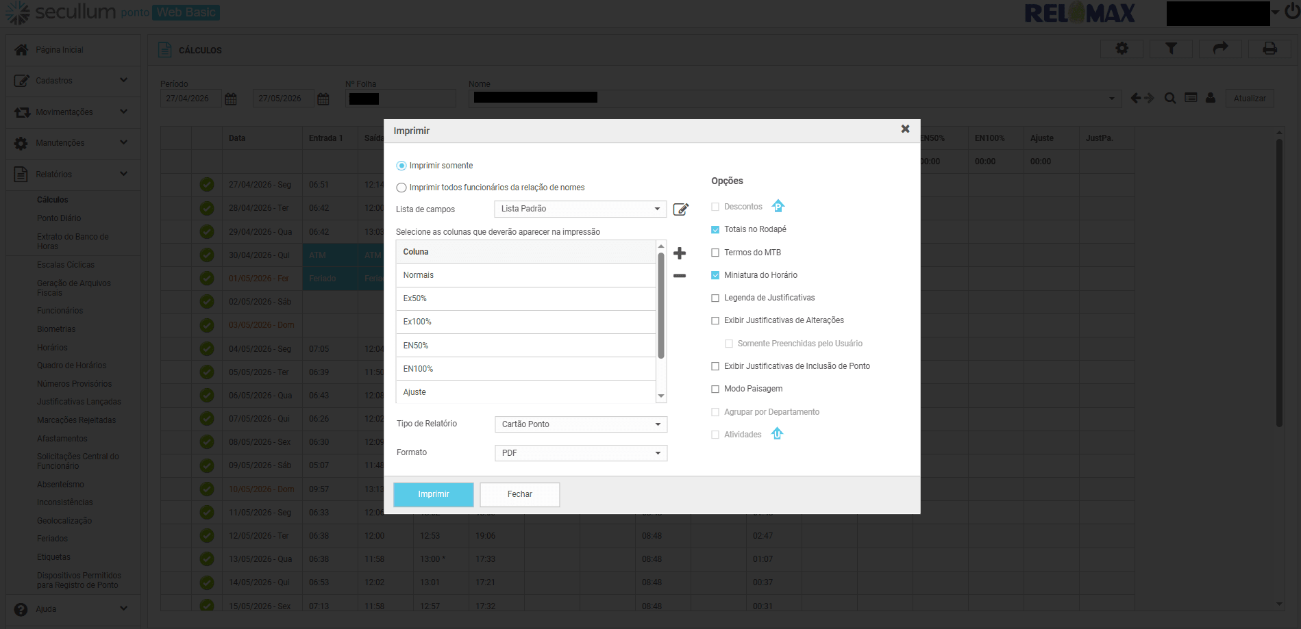 Secullum Ponto RH Basic — imagem 5