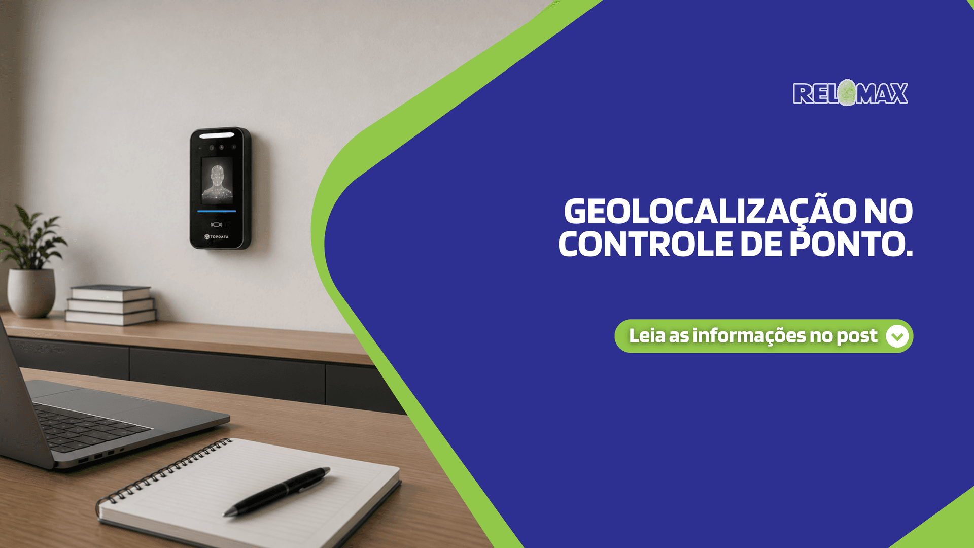 Geolocalização no controle de ponto.